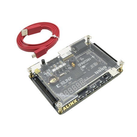 برد-توسعه-xilinx-fpga-spartan6-xc6slx9-