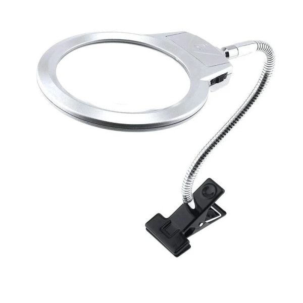 ذره بین گیره دار بغل میزی JM509-A