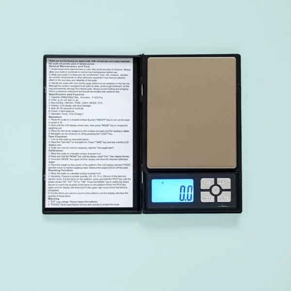 ترازو دیجیتال 2 کیلوگرم نوت بوک NOTEBOOK