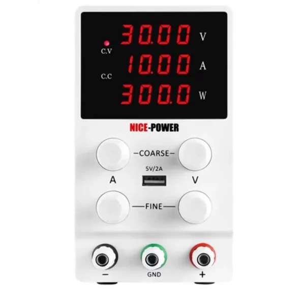 منبع تغذیه 30 ولت 10 آمپر نایس پاور مدل SPS3010
