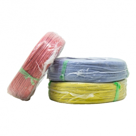سیم افشان نسوز سایز 1x0.5 آبی حلقه 200متری