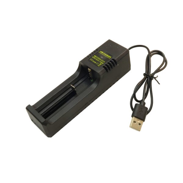 شارژر باتری لیتیوم-یون تکی با ورودی USB