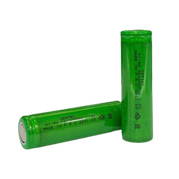 باتری قلمی قابل شارژ سر تخت نیکل کادیومSERTEC AA 1600mAh 1.2V